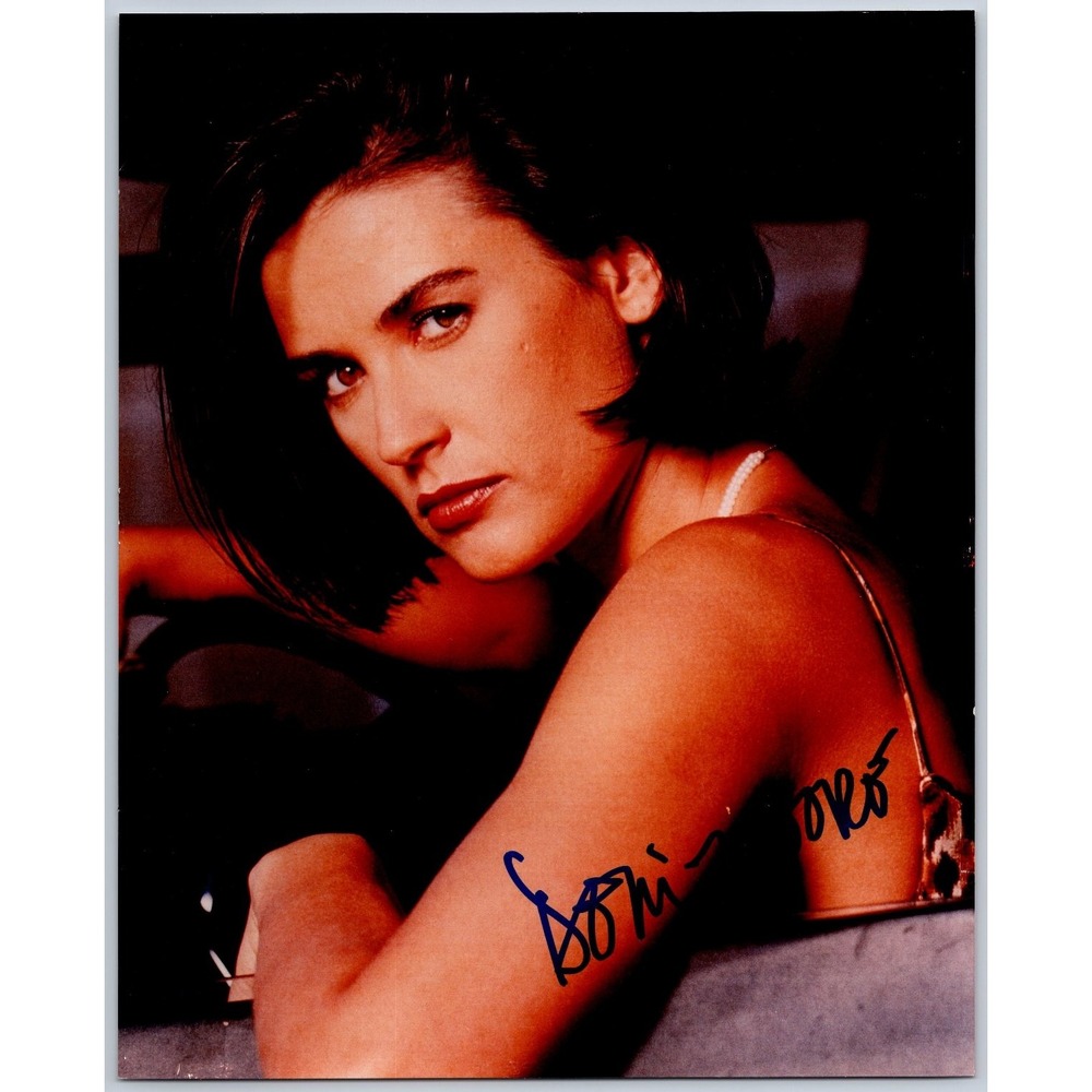 Demi Moore Autographed Photo Signed Actress Hollywood Collectible 8x10